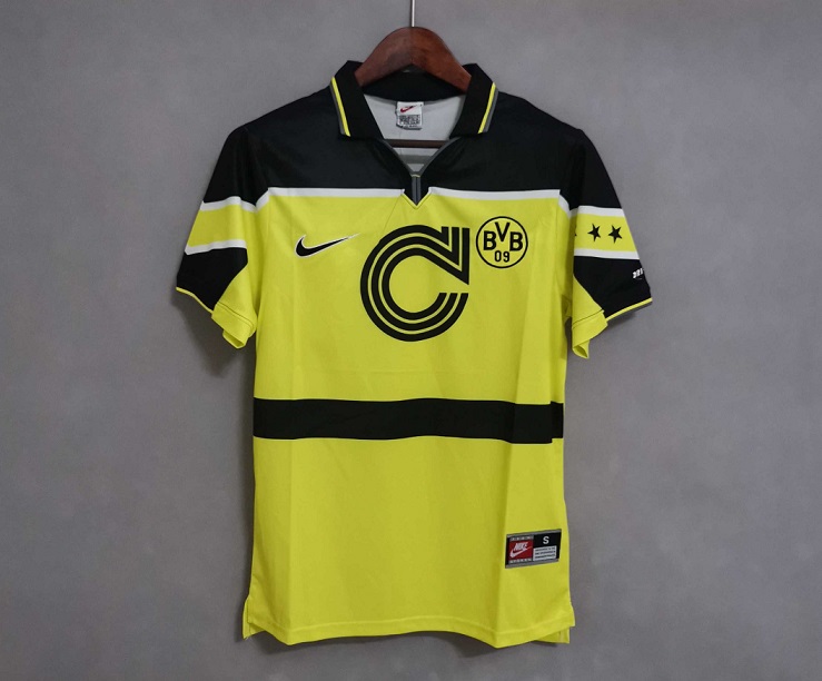 AAA Quality Dortmund 96/97 Home UCL Final Soccer Jersey